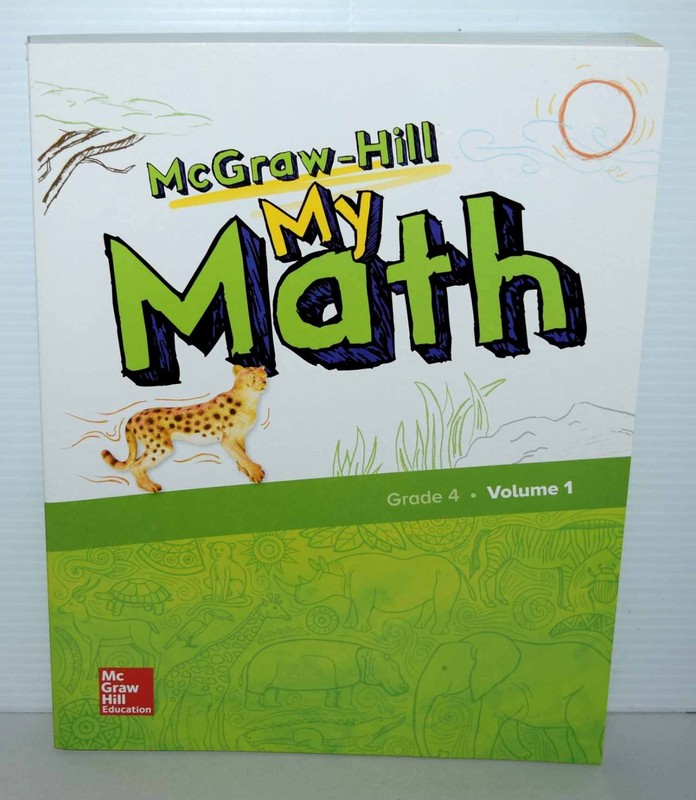 Mc Graw-Hill My Math Grade 4 Volume 1 Student Edition 2018 New FREE SHIPPING !!