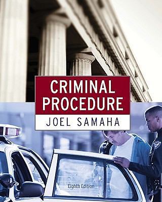 Criminal Procedure by Joel Samaha (2011, Hardcover)