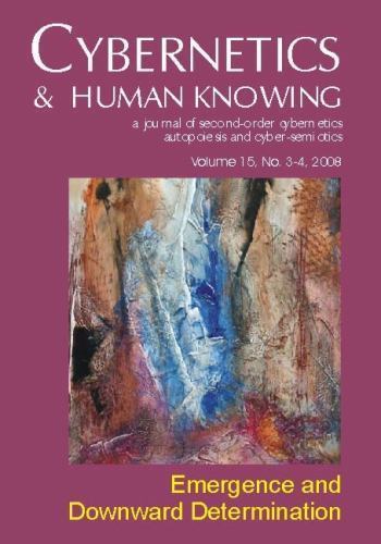 Cybernetics & Human Knowing, Emergence and Downward Determination, Paperback …