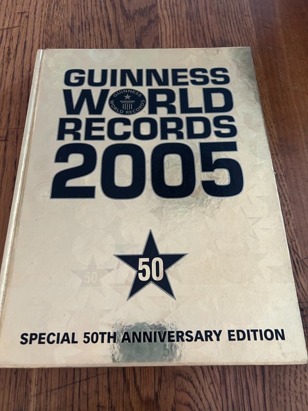 GUINESS WORLD RECORDS 2005 -HC Coffee Table Size – 50th Anniv Edition 288 Pages