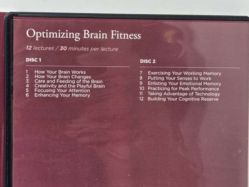 Optimizing Brain Fitness by Prof. Restak,Richard 2 DVDs with Guidebook - L.N.! gallery