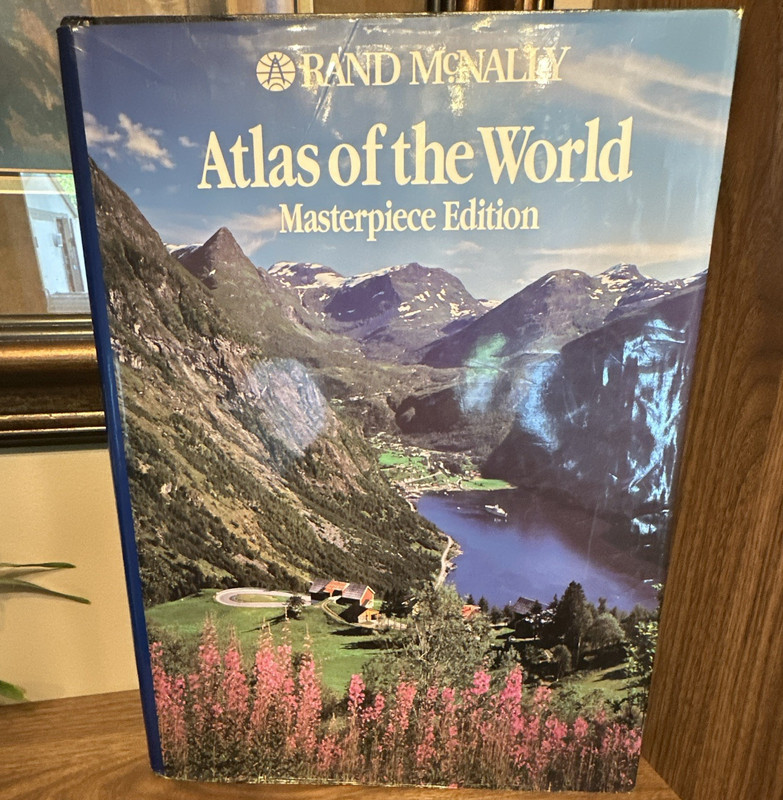 Rand McNally Atlas of the World Masterpiece Edition Hardcover, 568 Pages