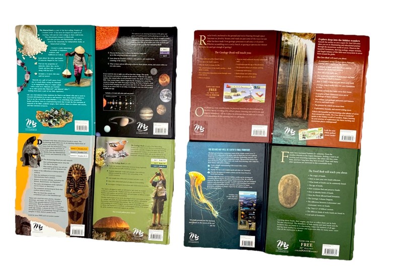 Wonders of Creation Science Book Lot 8 Vol Archaeology Geology Ocean Cave Fossil gallery