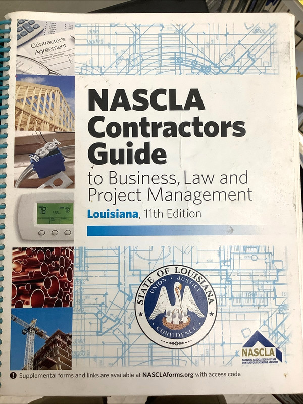 NASCLA Contractors Guide to Business, Law & Project Management Louisiana 11th
