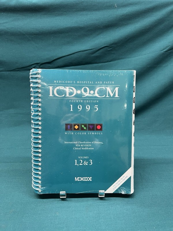 NEW ICD-9-CM 4th Edition 1995 Vol. 1-3 International Classification of Diseases