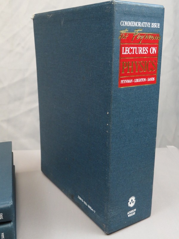 Feynman Lectures on Physics 1989 Commemorative 3 Vol Box Set HC Slip case gallery