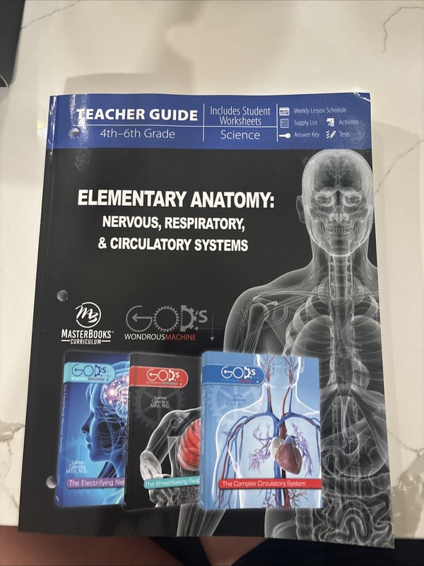 Elementary Anatomy (Teacher Guide) : Nervous, Respiratory, and Circulatory