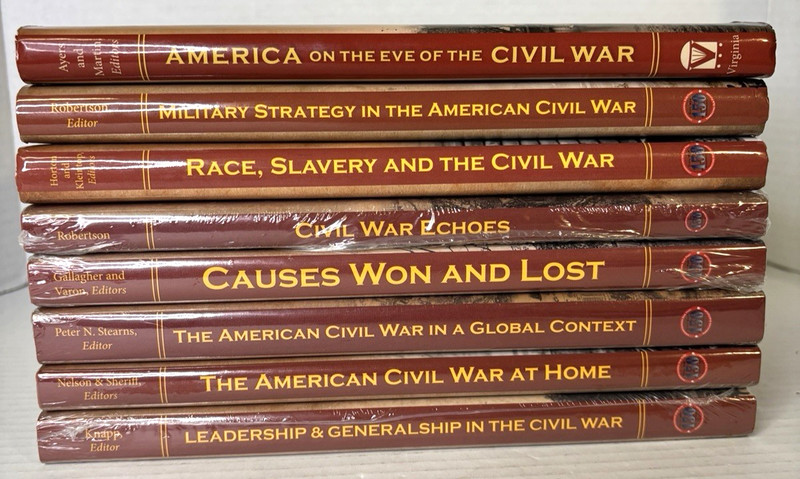 Rare SET OF 8 Books w/ CIVIL WAR ECHOES, VOICES FROM VIRGINIA 1860-1891 (New)