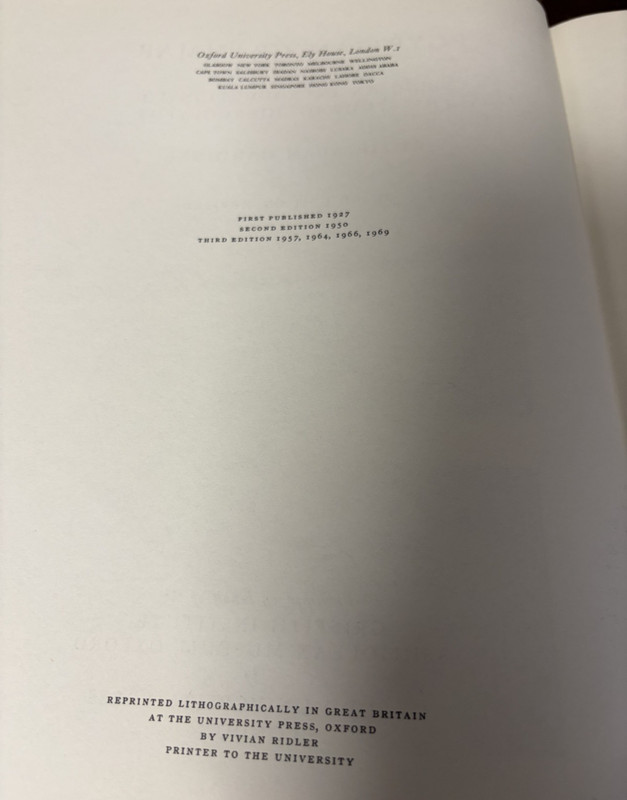 Egyptian Grammar Being an Introduction to the Study of Hieroglyphics HBDJ 1969 gallery