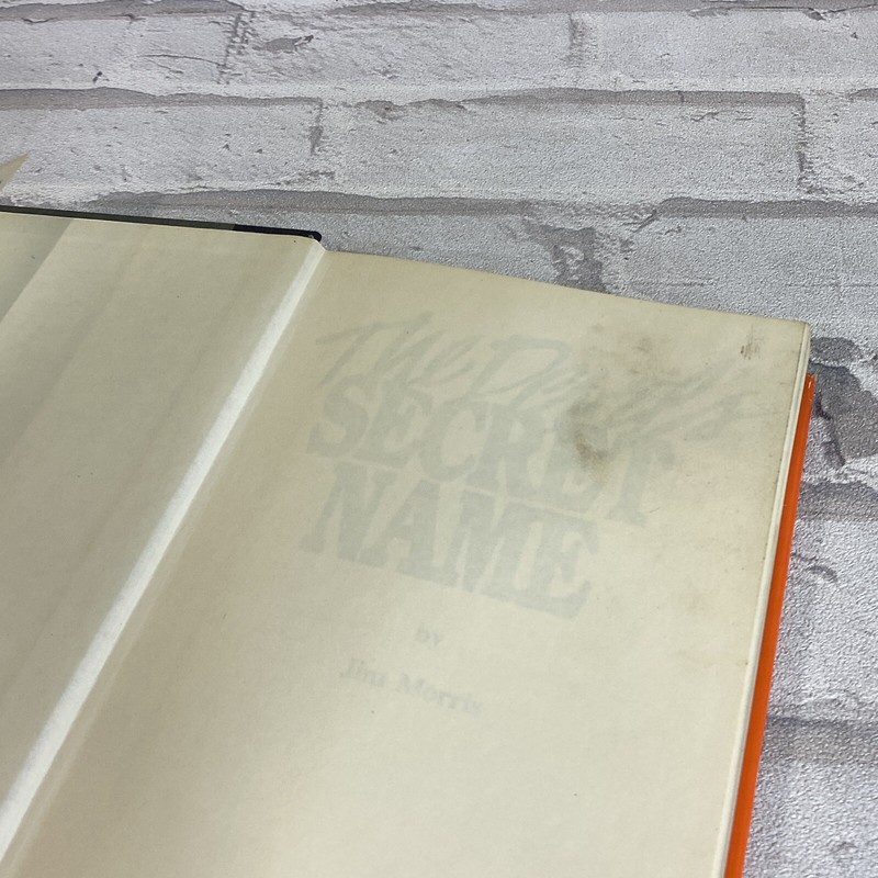 Devil's Secret Name By Jim Morris 1990 Hard Cover Military War Combat Journalist gallery