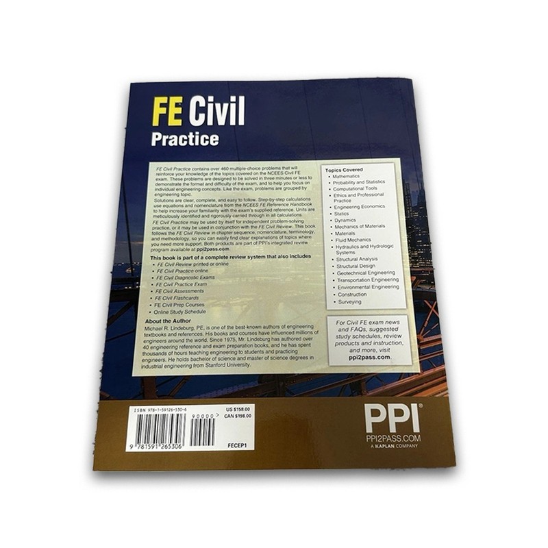 PPI FE Civil Practice | Comprehensive Practice For NCEES FE Civil Exam | Good gallery
