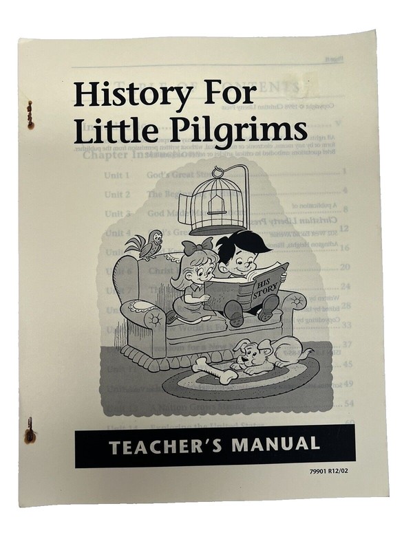 History for Little Pilgrims Teachers Manual 79901~Christian Liberty 1998~P3 22