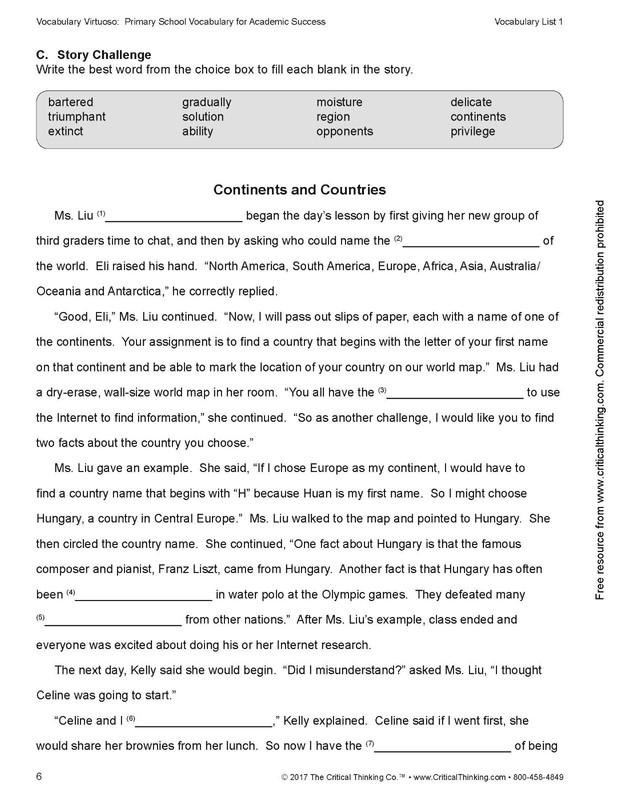 Vocabulary Virtuoso: Primary School Vocabulary for Academic Success (Gr. 2-3) gallery