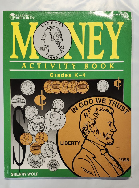 MONEY Activity Book Grades K-4 from Learning Resources LN