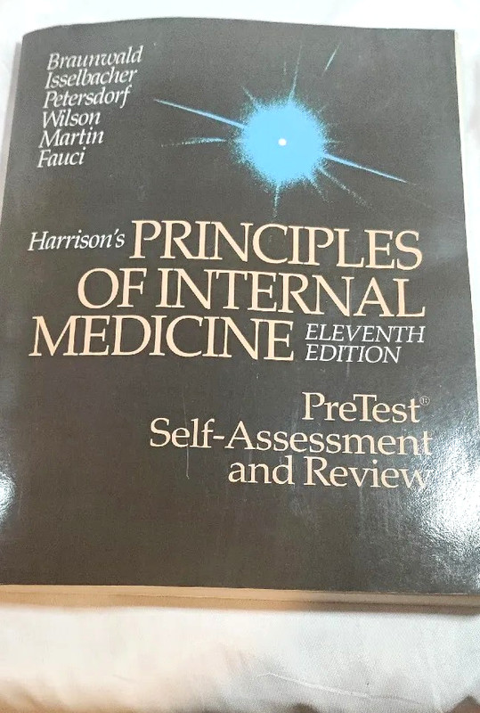 Harrison’s Principles Of Internal Medicine 11th Edition 1987 McGraw-Hill book Co