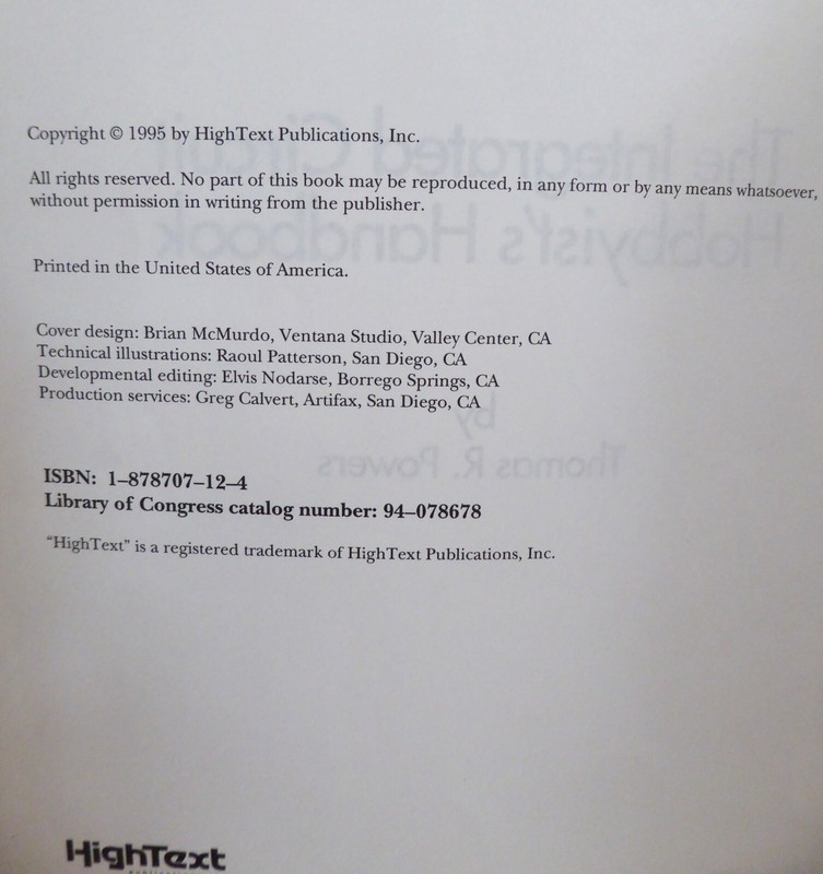 Integrated Circuit Hobbyist's Handbook - by Thomas R. Powers - Softcover Book gallery