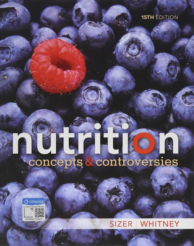 Nutrition Concepts and Controversies PB 15th Ed Sizer Whitney NEW Cengage