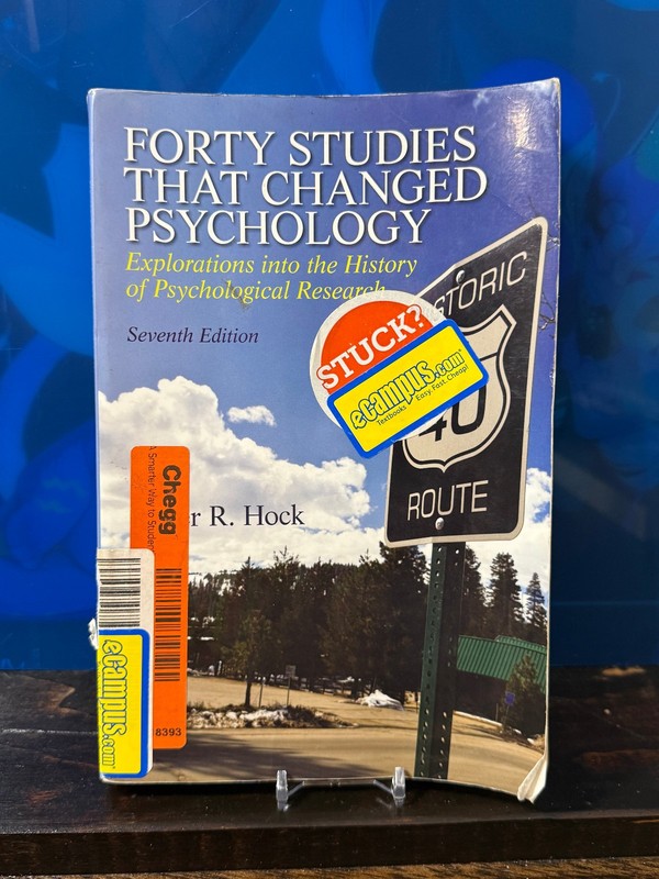 Forty Studies That Changed Psychology by Roger R. Hock (2019, Trade Paperback)