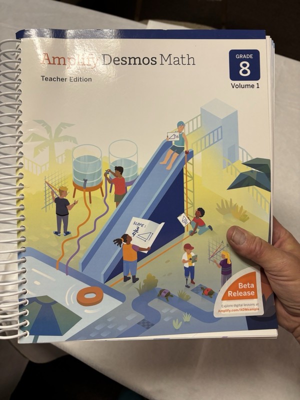 Amplify Desmos Math Grade 8 Teacher Edition Volume 1