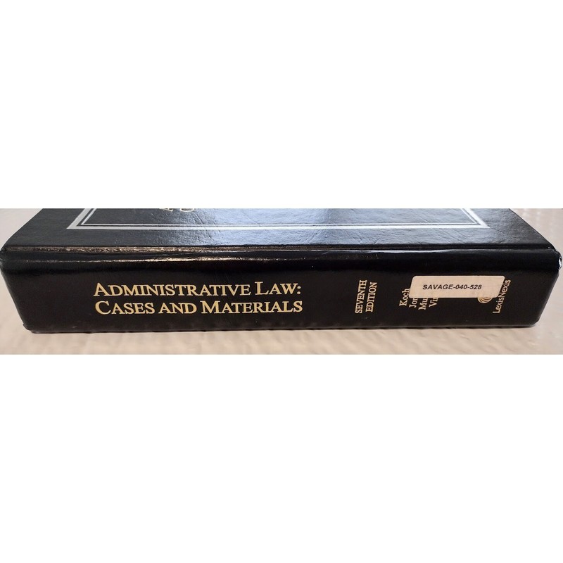 Administrative Law Cases and Materials Seventh Edition Hardcover Textbook gallery