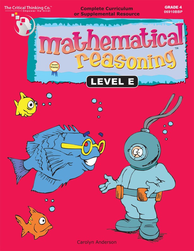 Mathematical Reasoning Level E Math Reasoning Workbook for 4th Grade