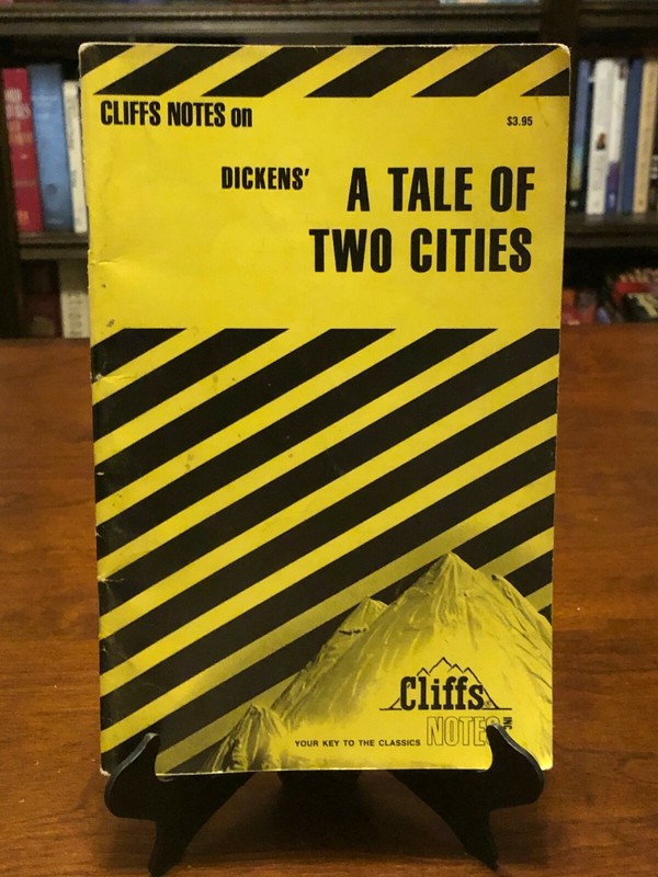 A TALE OF TWO CITIES by Charles Dickens (CLIFFS NOTES) 1995 – LIKE NEW