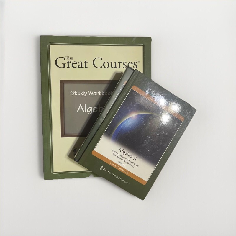 DVD Great Courses Algebra II DVD and Guidebook and Workbook by Murray Siegel HS
