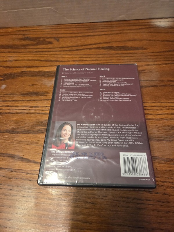 Science of Natural Healing Course Guidebook + 4 DVD Great Courses Brand New gallery