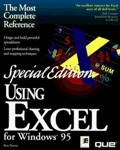 Using Excel for Windows 95 by Ron Person (1995, Trade Paperback)