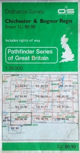 Chichester and Bognor Regis (Sheet 1305 … by Ordnance Survey Sheet map, folded
