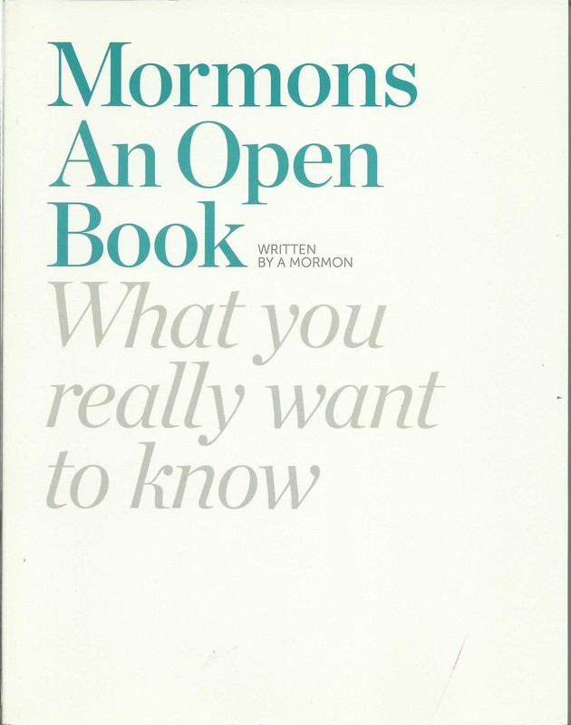 Mormons: An Open Book – paperback Sweat, Anthony