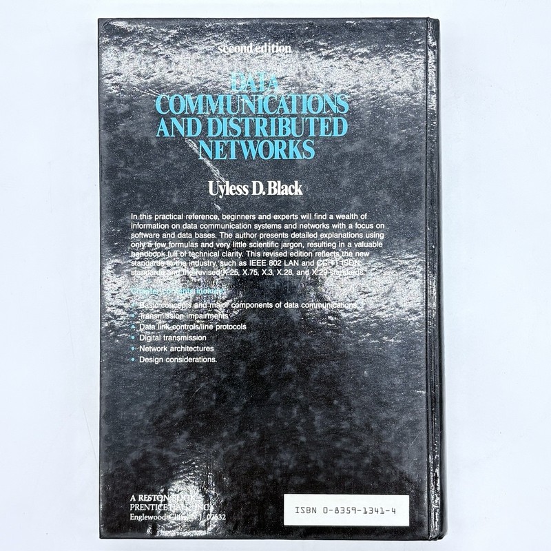 Data Communications, Networks And Distributed Book Uyless D. Black 1993 gallery