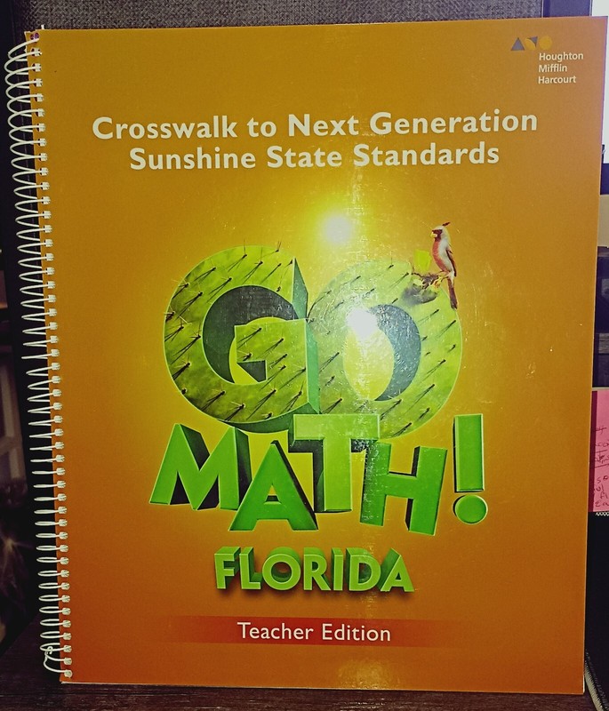 Grade 5 Houghton Mifflin Harcourt Go Math! Florida 13th Teacher Edition Book