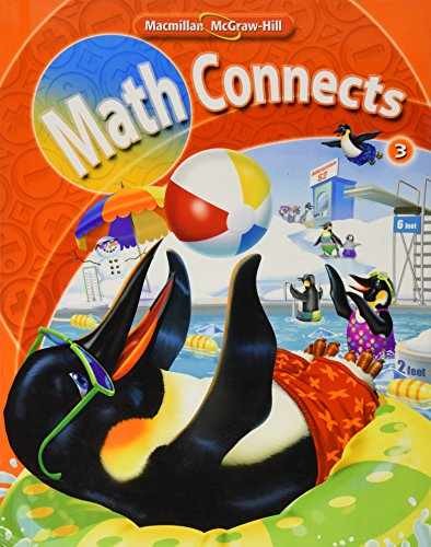 Math Connects, Grade 3, – Hardcover, by McGraw-Hill Education – Very Good