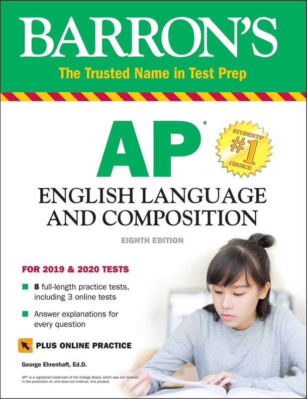 AP English Language and Composition: With Online Tests by Ehrenhaft Ed. D.