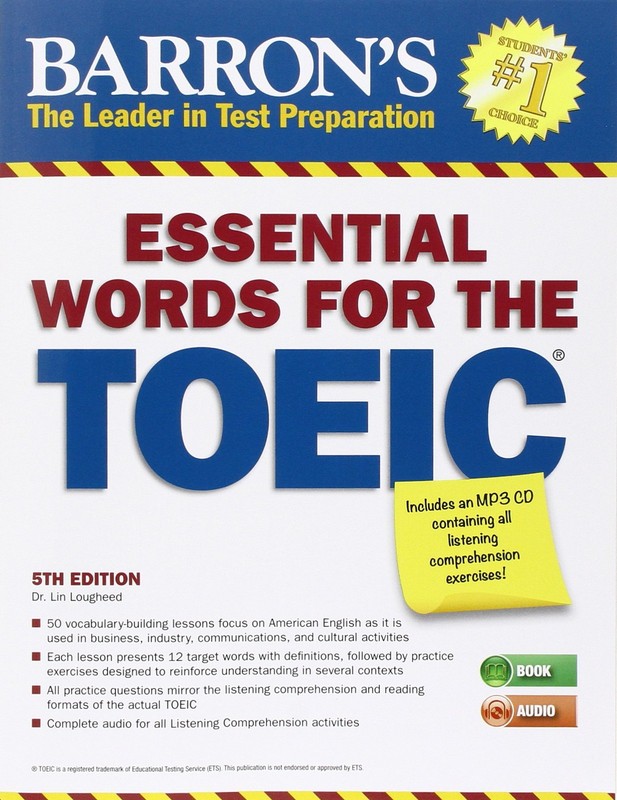 Essential Words for the TOEIC with MP3 CD – paperback Lougheed Ph.D., Lin