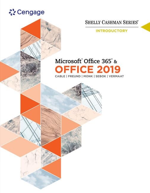 Microsoft Office 365 & Office 2019 Introductory (Shelly Cashman) – paperback…