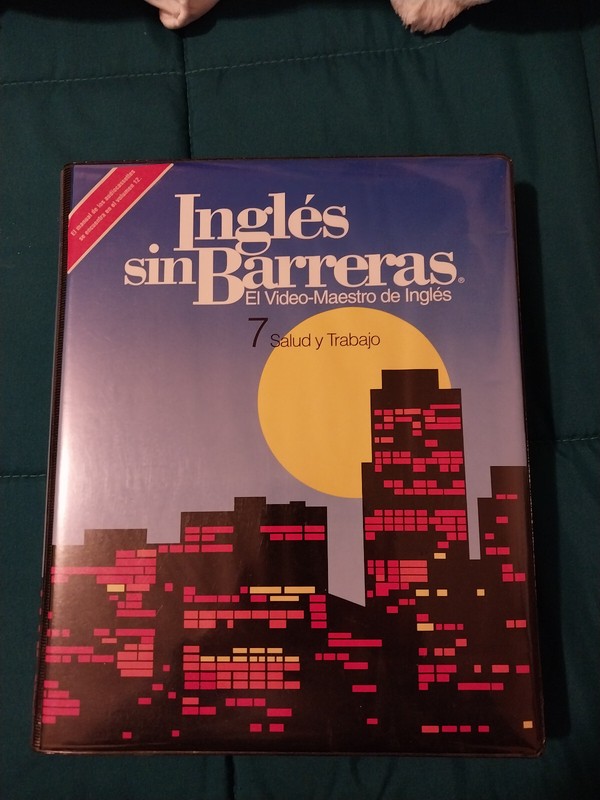 Ingles Sin Barreras Course #7 VHS CD book and workbook