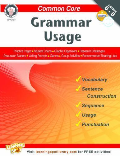 Common Core: Grammar Usage – 9781622234684, Linda Armstrong, paperback
