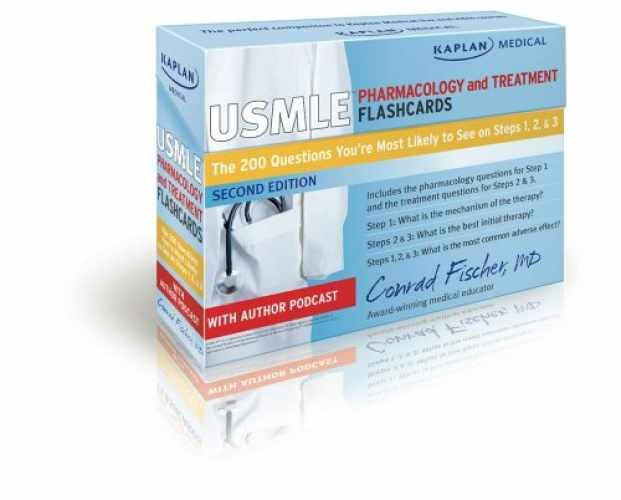 Kaplan Medical USMLE Pharmacology and – Cards, by Fischer MD Conrad – Very Good