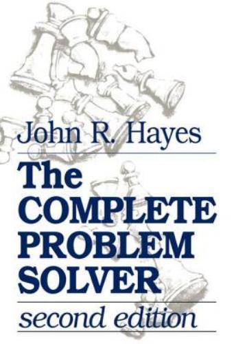 The Complete Problem Solver, Second Edition Hayes, John R. paperback Collectibl