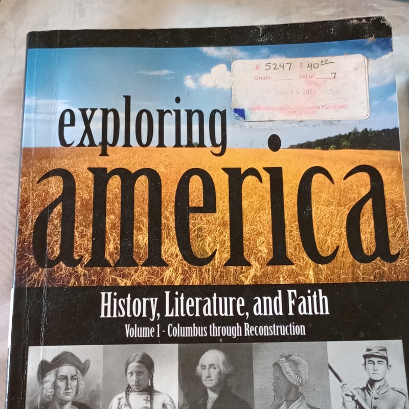 Ray Notgrass Exploring America Vol 1 Columbus-Reconstruction Paperback HS Text
