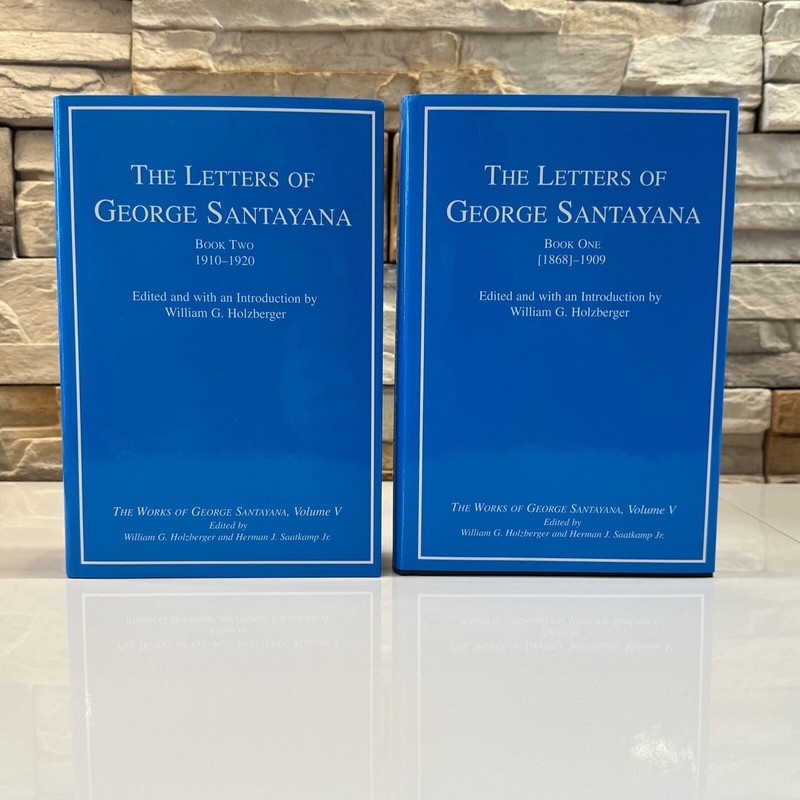 1986 George Santayana LETTERS BOOK ONE & TWO 1868-1909 Vol 5 of Works Philosophy