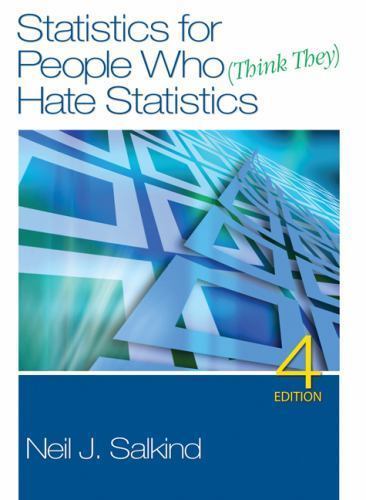 Statistics for People Who; Think They Hat- paperback, Neil J Salkind, 1412979595