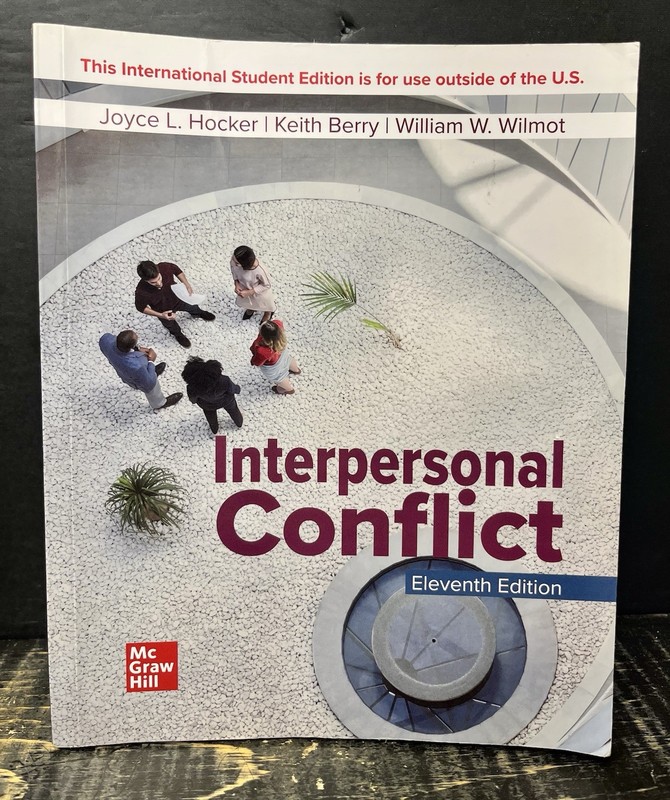 Interpersonal Conflict , 2022 Sftcvr . 11th International Student Edition VG Z1