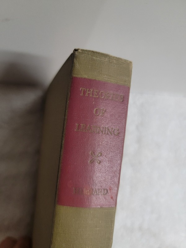 Theories Of Learning By Ernest R. Hilgard Hardcover 1948 2nd Ed Vintage EXCELLEN
