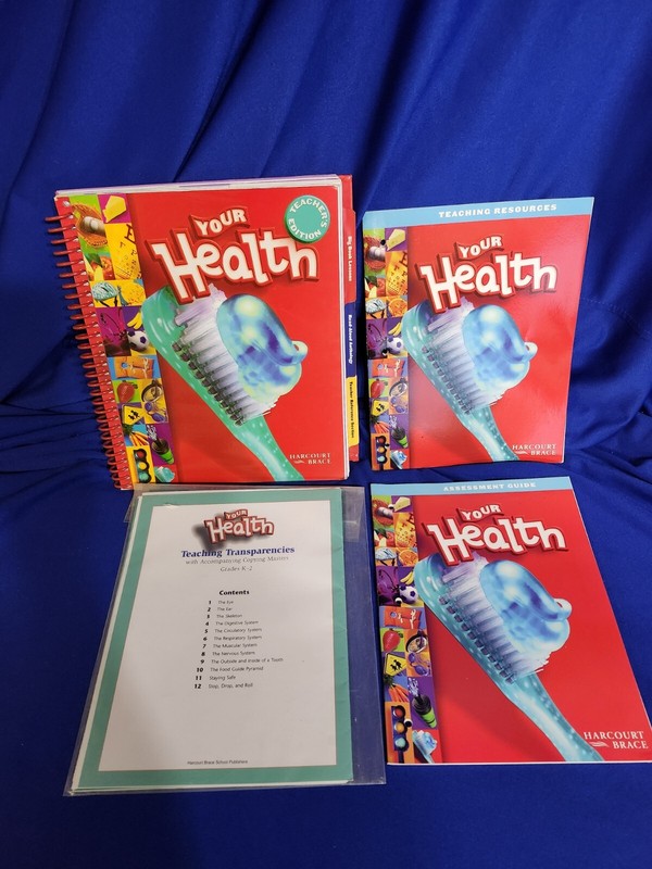 Your Health Grade 1 Teacher Kit/Lot of 4 Teacher’s Ed + Resources + Assessments