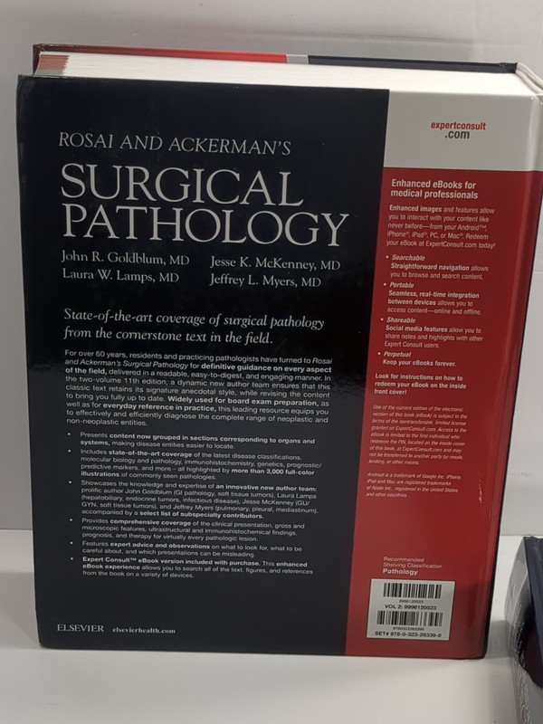 Rosai And Ackerman's Surgical Pathology 11th Ed 2 Vol Medical Textbook gallery