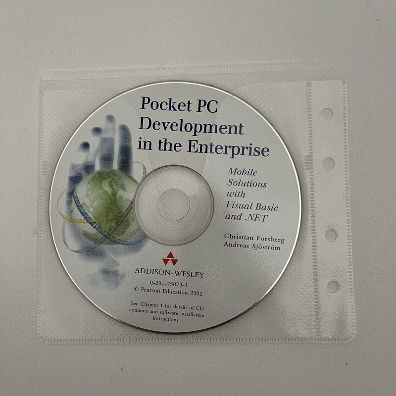 Pocket PC Development in the Enterprise ISBN 0201750791 Replacement CD-ROM