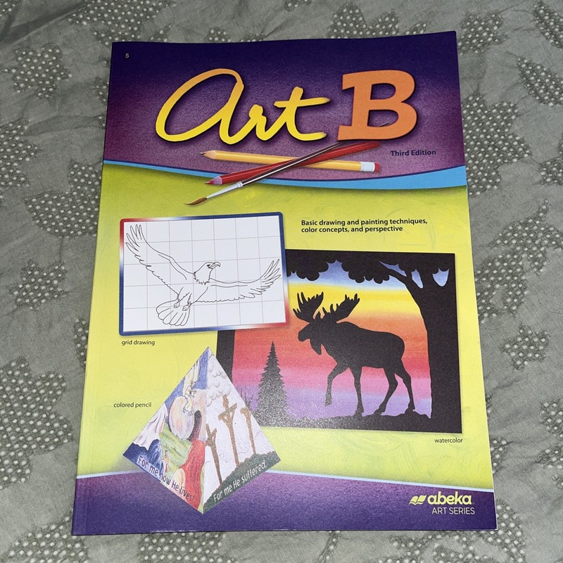 Abeka Art B- 5th K-6TH GRADE Abeka Art Textbook